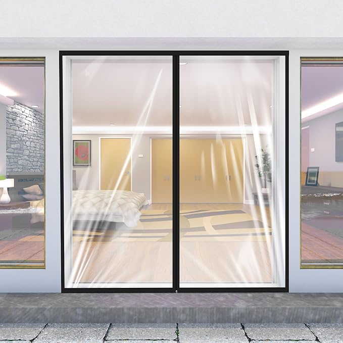 Amylove Zipper 72 x 80 Inch Dust Barrier Door Kit Construction Door Barrier 6 x - Image 7