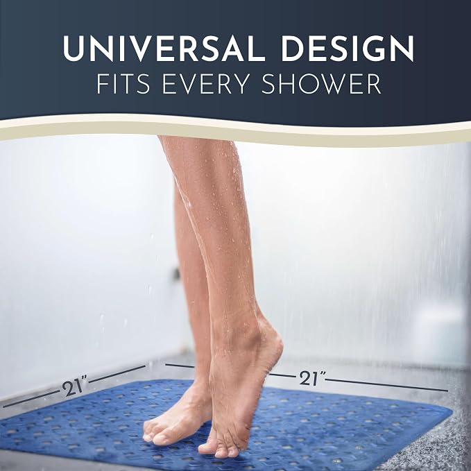 Homerella Anti Slip Shower Mat | Anti Mold Non Slip Bathtub Mat - Image 3