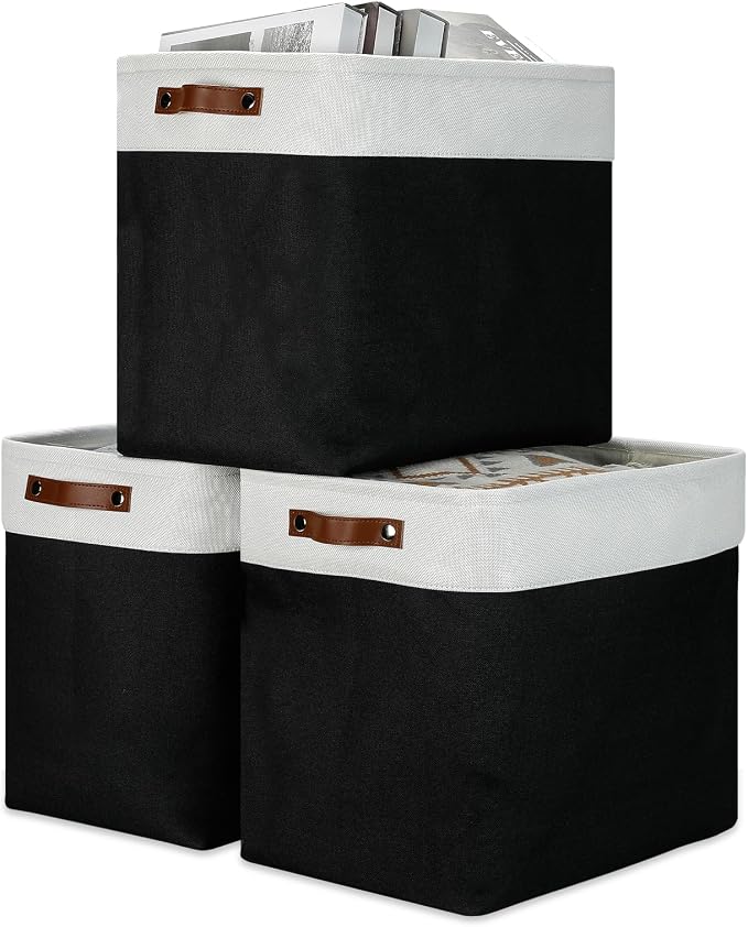 DULLEMELO Fabric Storage Baskets 3 Pack by DULLEMELO