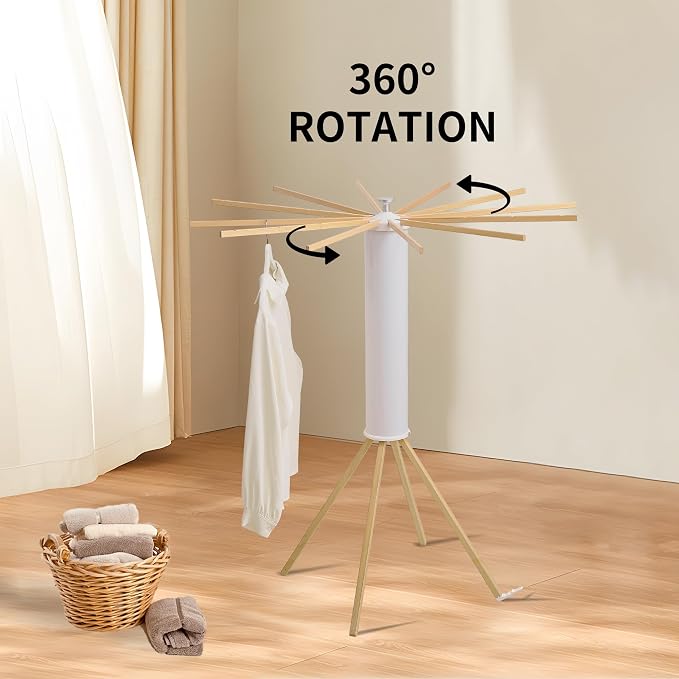 Clothes Drying Rack 4 Legs, Laundry Hanger Dryer Rack, Portable Drying Rack - Image 6