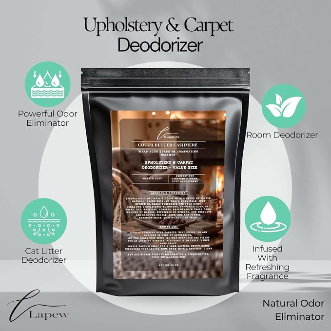 Cocoa Butter Cashmere Carpet Freshener Powder Refill 36 oz | Powerful Odor - Image 3