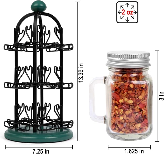 Orii Adrinova 24 Jar Revolving Spice Rack - Image 8