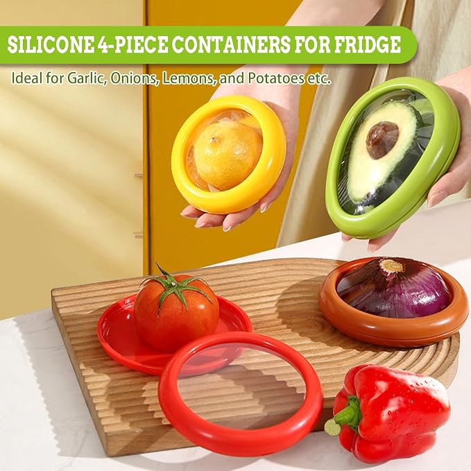 Set of 4 Saver and Tomato Holder - Image 4