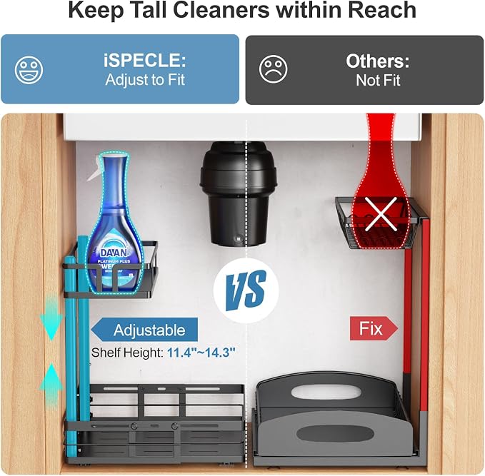 iSPECLE Under Sink Organizer - Image 4