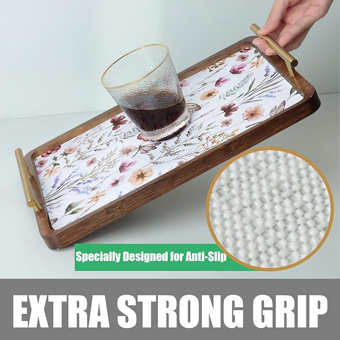Shelf and Drawer Liner for Kitchen Cabinets, Non-Adhesive and Strong Non-Slip - Image 4