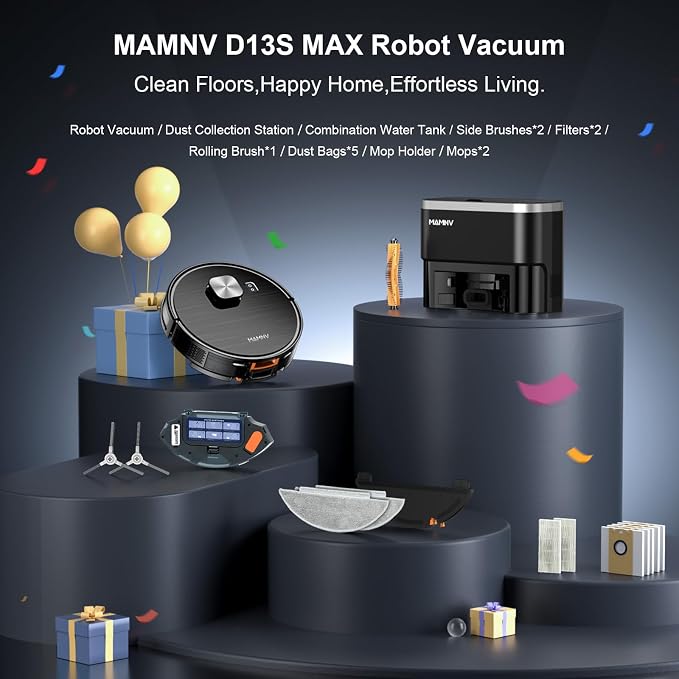 MAMNV Robot Vacuum and Mop, 11500 Pa Suction, 3-in-1 Robotic Vacuum - Image 9
