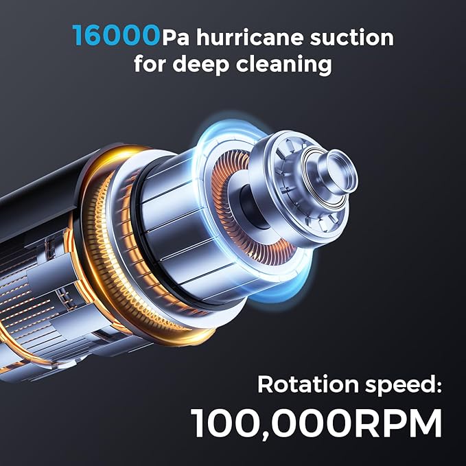 Cordless Car Vacuum, 4-in-1 Portable Mini Handheld Vacuum, 20000pa Suction Power - Image 4