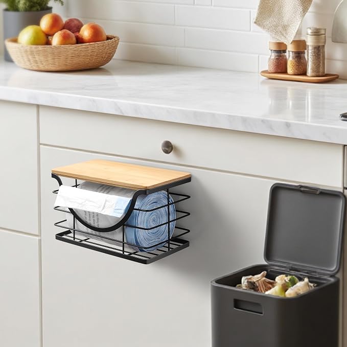 Extra Large Trash Bag Holder Under Sink Stackable Kitchen Storage - Image 5