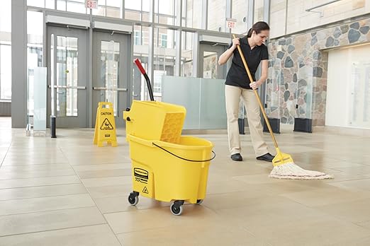 Rubbermaid Commercial Products WaveBrake 35 Qt. Side-Press Mop Bucket and - Image 19