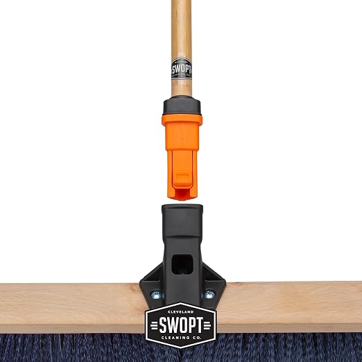 SWOPT 24” Premium Multi-Surface Push Broom Head — Cleaning Head Interchangeable - Image 4