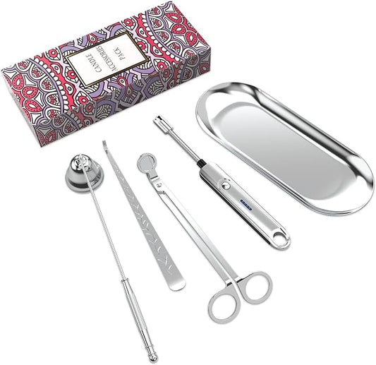Lsnisni 5Pcs Candle Accessory Set by Lsnisni