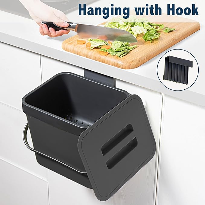 Kitchen Compost Bin, LALASTAR Food Waste Bin - Image 4