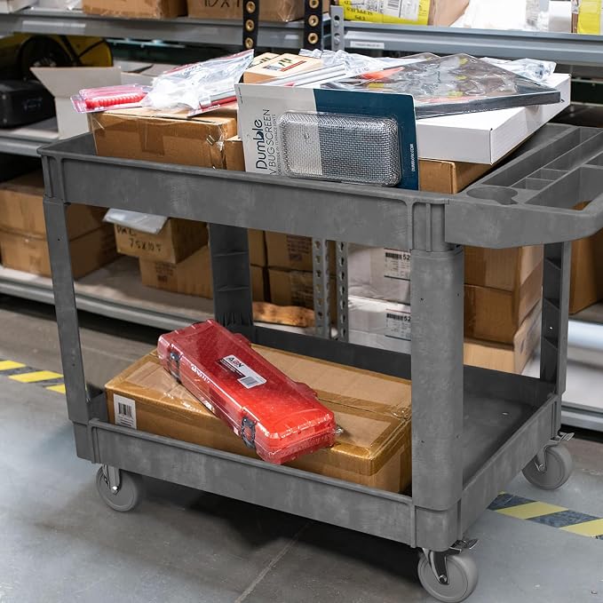 Heavy-Duty Utility Cart Tool Cart, Extra Large Rolling Carts - Image 2