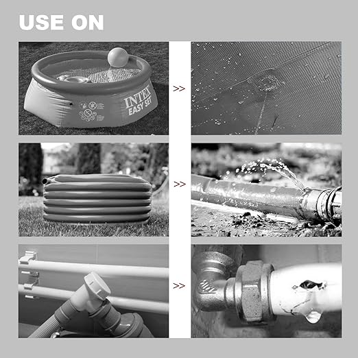 White RV Roof Sealant Tape, UV-Resistant, Weatherproof Patch - Image 7