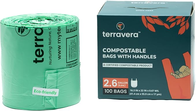 2.6 Gallon Compostable Food Scrap Bags - Image 2