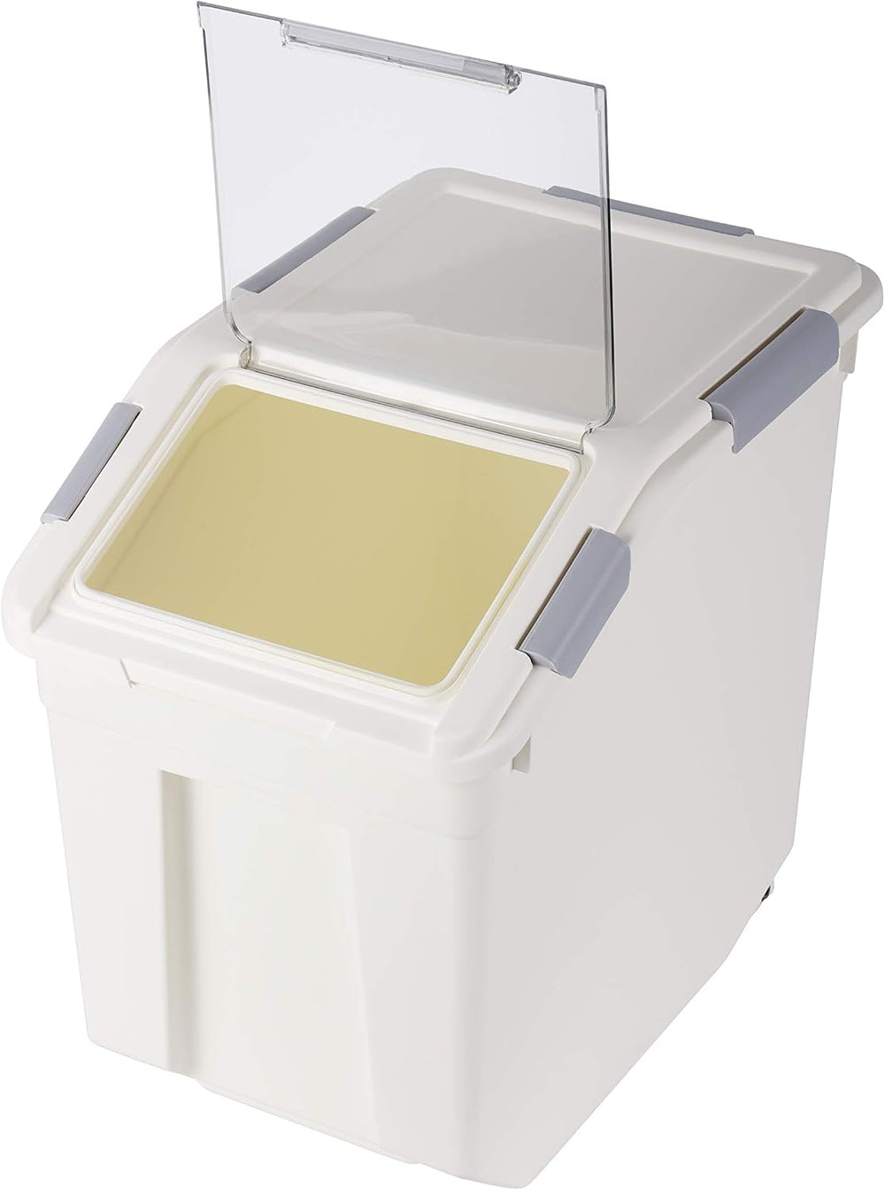 EonTone [2-Pack] 30 lbs Flour Storage Container, 25L Airtight Food Bin with W...