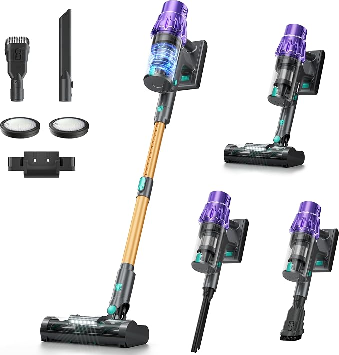 Cordless Vacuum Cleaner, 50KPA/70Mins Vacuum Cleaners by Unknown