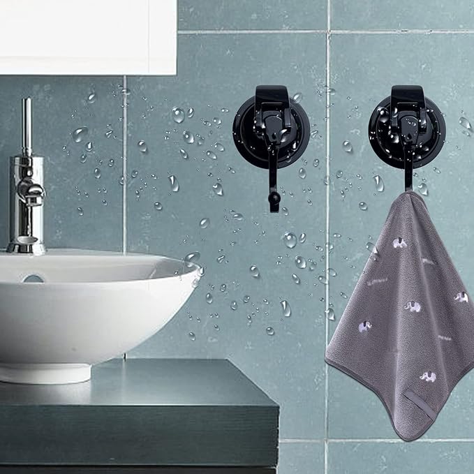 Heavy Duty Vacuum Shower Hooks - Image 3
