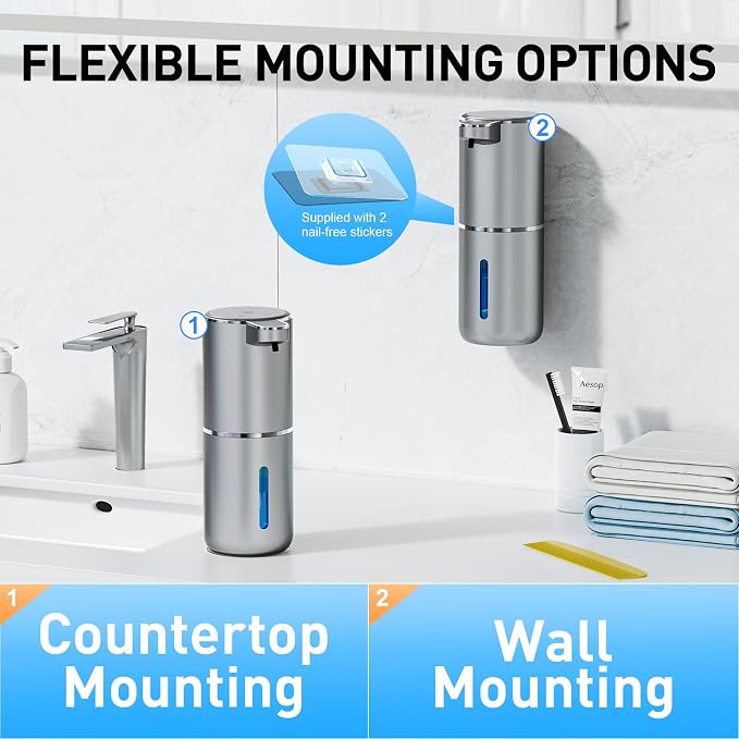 Automatic Foaming Soap Dispenser Foaming Hand Sanitizer Touchless 1500mAh Soap - Image 4