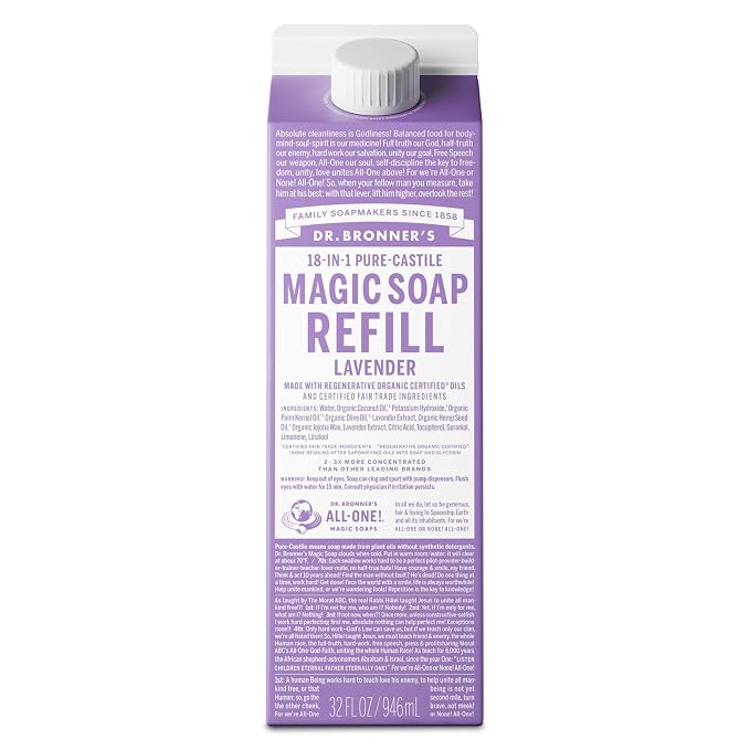 Dr. Bronner's Pure-Castile Liquid Magic Soap Refill by DrBronners