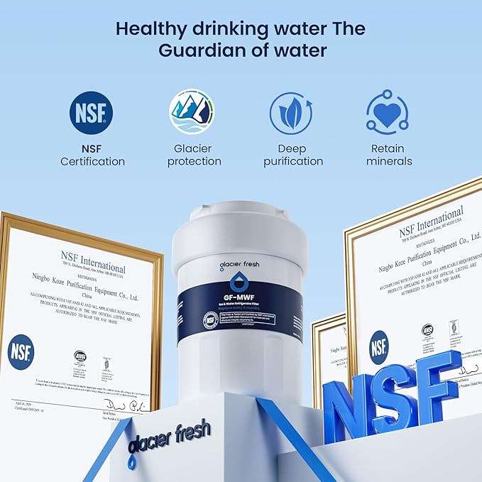 GLACIER FRESH Replacement for MWF Refrigerator Water Filters, SmartWater MWFP - Image 5