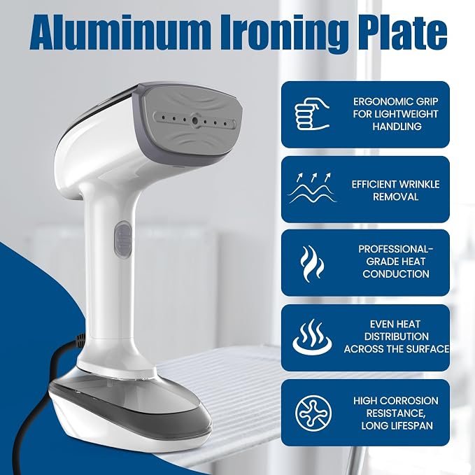 Powerful Handheld Fabric Steamer - 1800W - Image 6