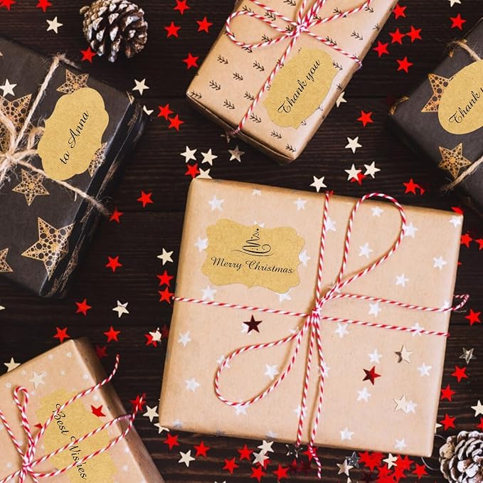 350 PCS Gift Tags Stickers Name Labels Stickers - Image 3