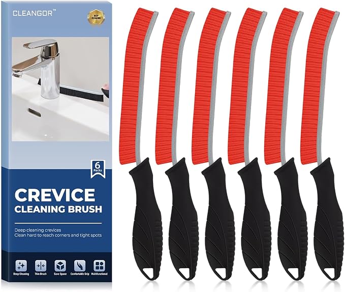 Crevice Cleaning Brushes, Cleaner Scrub Brush Tool by Cleangor