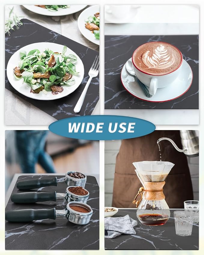AMOAMI-Coffee Mat Hide Stain Rubber Backed Absorbent Dish Drying Mat - Image 5