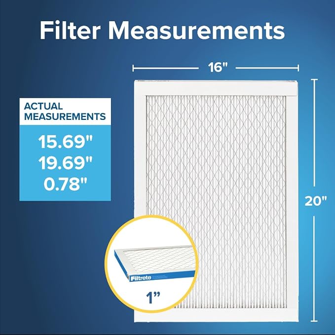 Filtrete 16x20x1 AC Furnace Air Filter, MERV 13, MPR 1900, Premium Allergen - Image 3