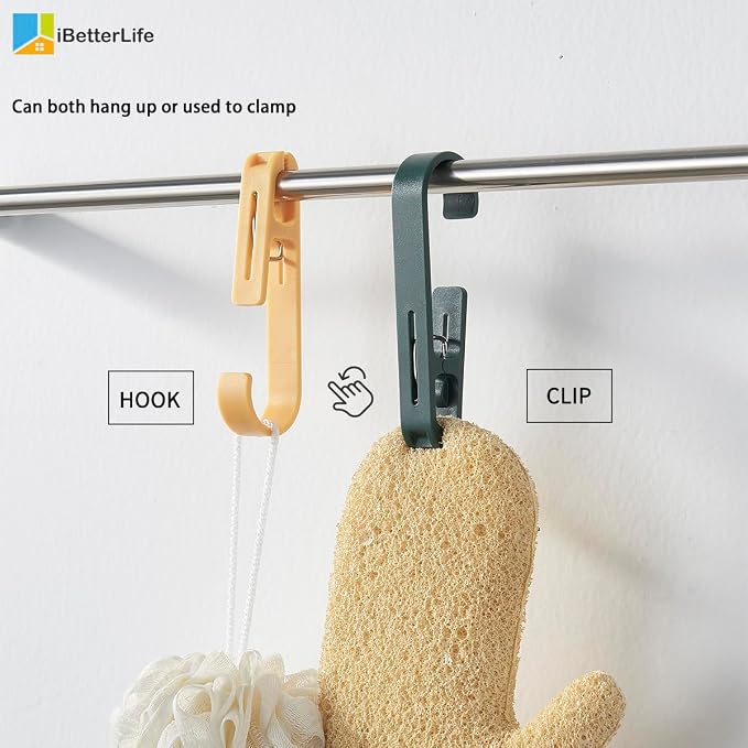 iBetterLife Laundry Hooks Hanging Clips - Image 4
