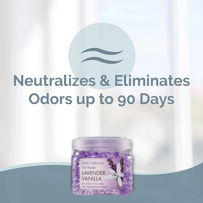 SMELLS BEGONE Odor Eliminator Gel Beads - 12 oz - Image 3