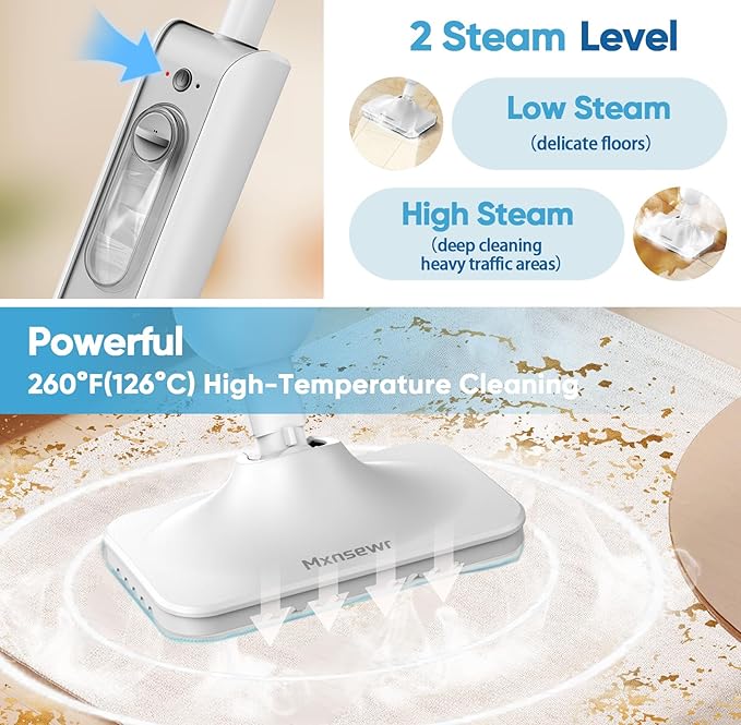 Steam Mop All-in-one Multi-Functional Powerful Steam Cleaner, Handheld - Image 6