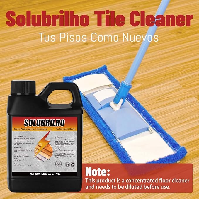 Tile Cleaner, Original Floor Cleaner, Heavy Limpa Pisos, Deep Cleaning - Image 3