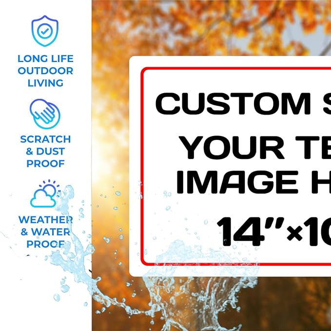 Personalized Aluminum Weatherproof Metal Signs - Image 3