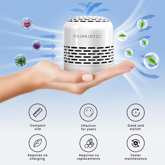 Fridge Deodorizer, 10-Year Refrigerator Deodorizer Odor Eliminator, Replaces - Image 3