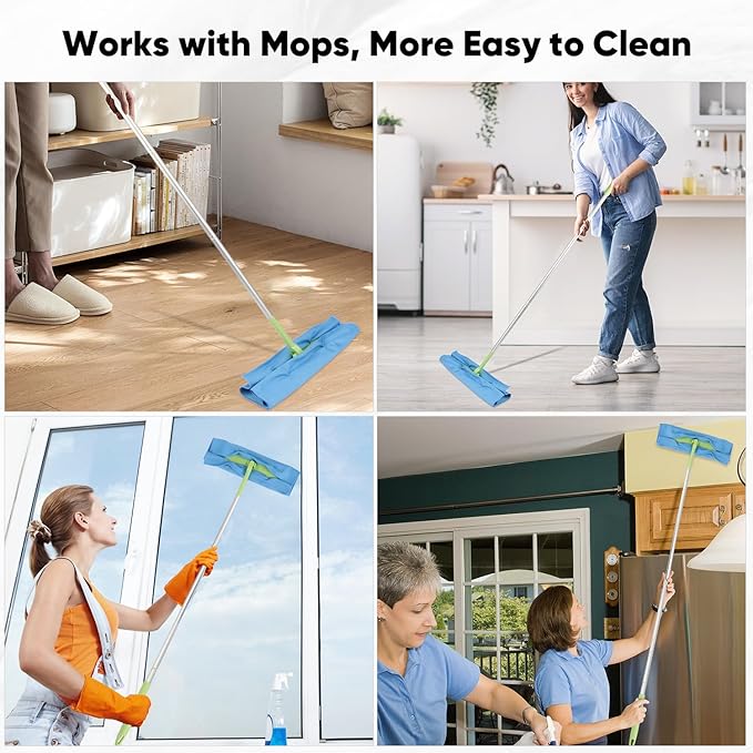 HOMEXCEL Microfiber Glass Cleaning Cloth 12 PK, Lint Free Streak Free, Reusable - Image 7