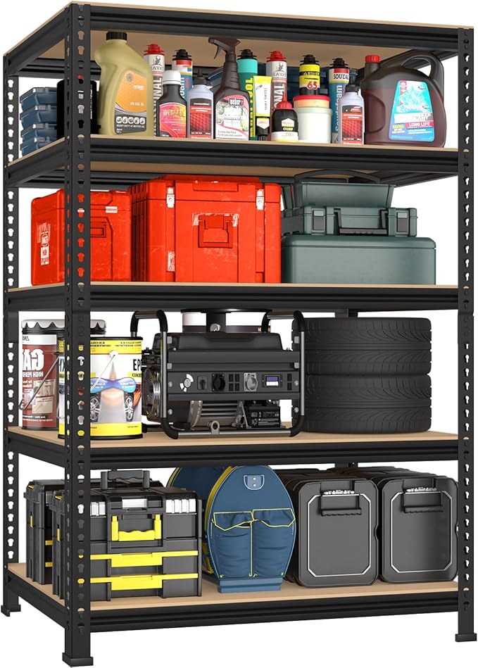 PrimeZone 32" W x 16" D x 63" H Storage Shelves by PrimeZone