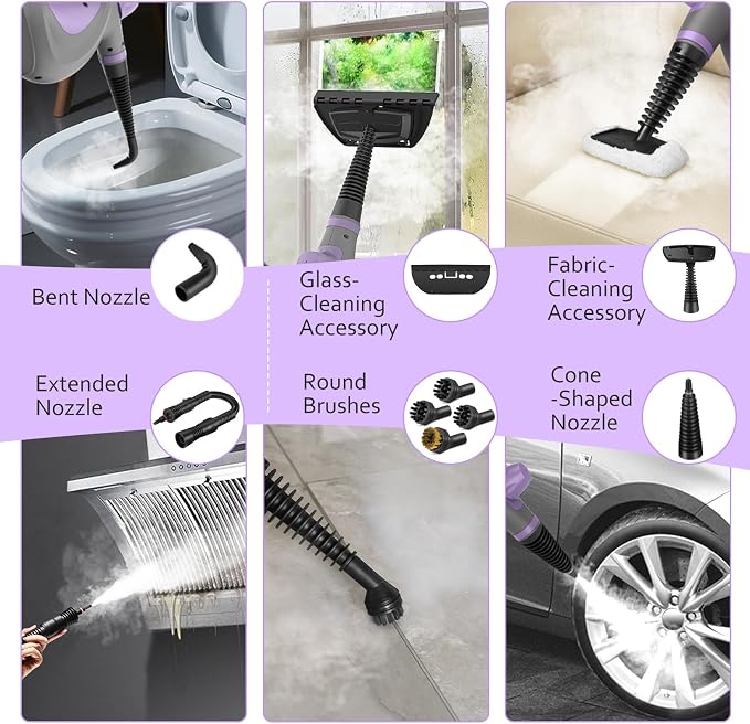 Pressurized Handheld Multi-Surface Natural Steam Cleaner - Image 5