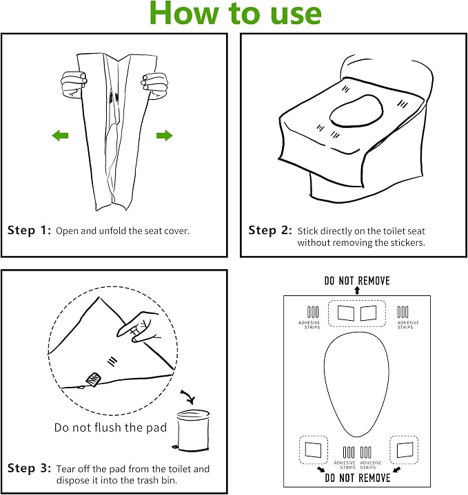 ​​TenFan Disposable Toilet Seat Covers - Image 6