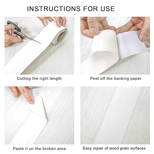 BOMEI PACK Wood Grain Repair Tape, Self Adhesive Repair Patch - Image 5