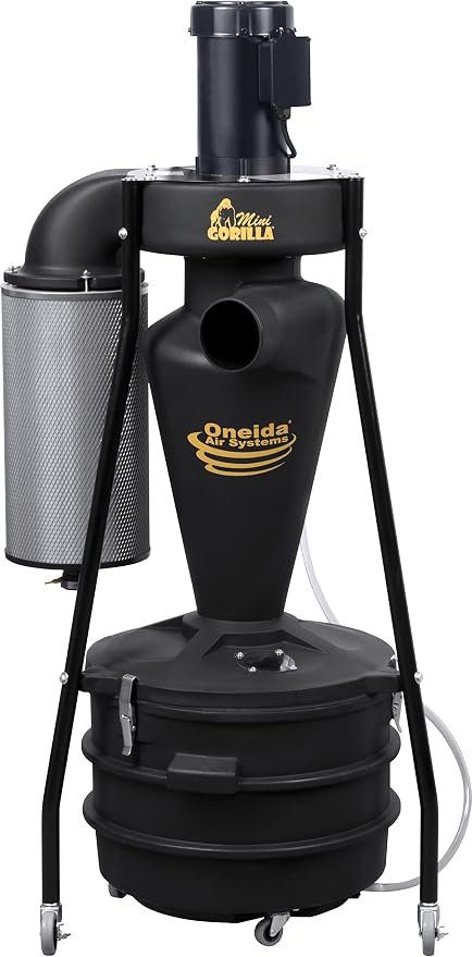 Oneida Air Systems Mini-Gorilla HEPA-GFM Cyclonic Dust Collector by OneidaAirSystems