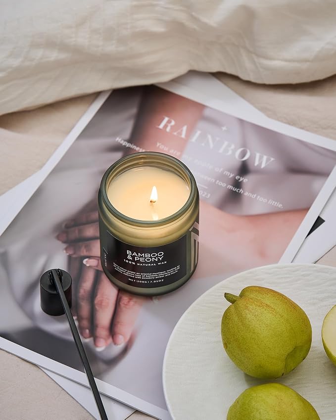 M&SENSE Bamboo Peony Spring Jar Candles - Image 5
