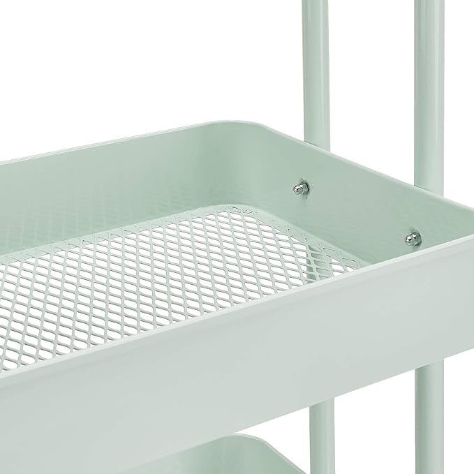 Amazon Basics 3-Tier Metal Rolling Utility or Kitchen Cart - Image 7