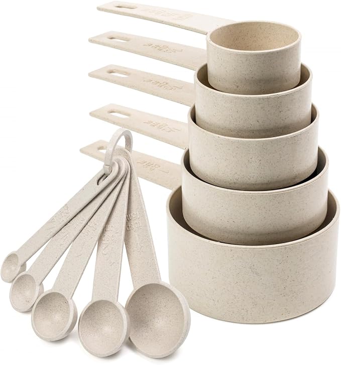 Beille 7pc Wheat Straw Complete Kitchen Utensils Set - Image 2