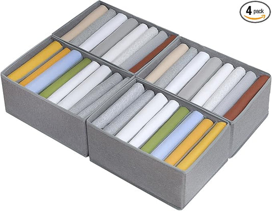 Qozary 4 Pack Drawer Organizers by Qozary