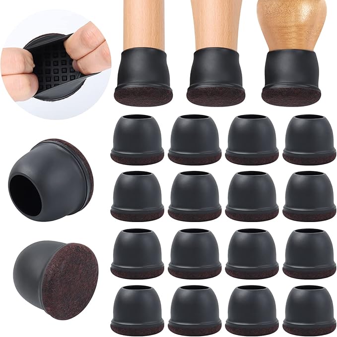 Ezprotekt 24 Pcs Extra Large Chair Leg Floor Protectors by VisittheEzprotekt