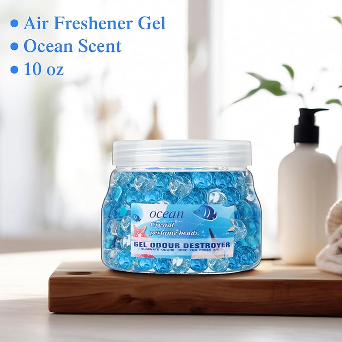 9 Pack Odor Eliminator Gel Beads Bulk 10 Ounces Air Freshener Gel Beads Odor - Image 5