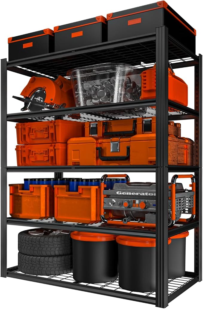 Garage Shelving, Storage Shelves Heavy Duty 2800 LBS Capacity, 5 Tier by Unknown