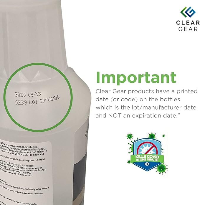 Clear Gear Disinfectant Cleaner, and Deodorizer - Image 2